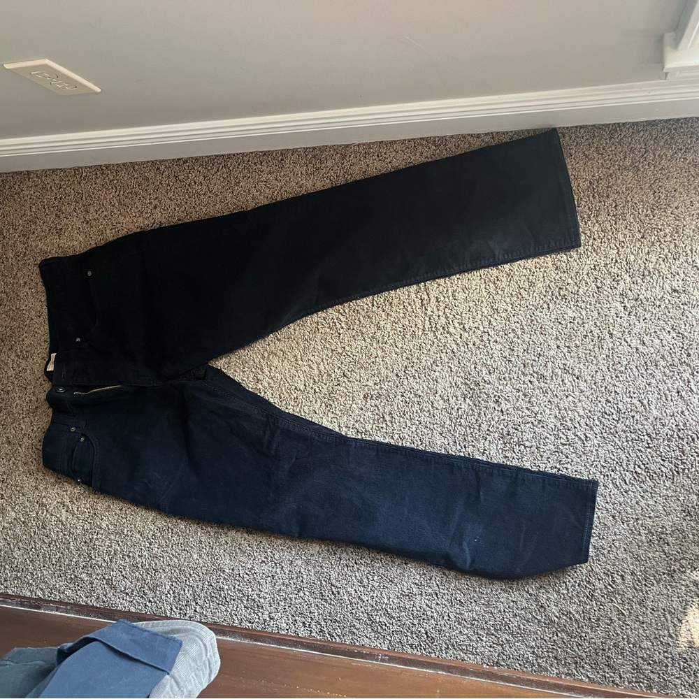 Blue corduroy pants